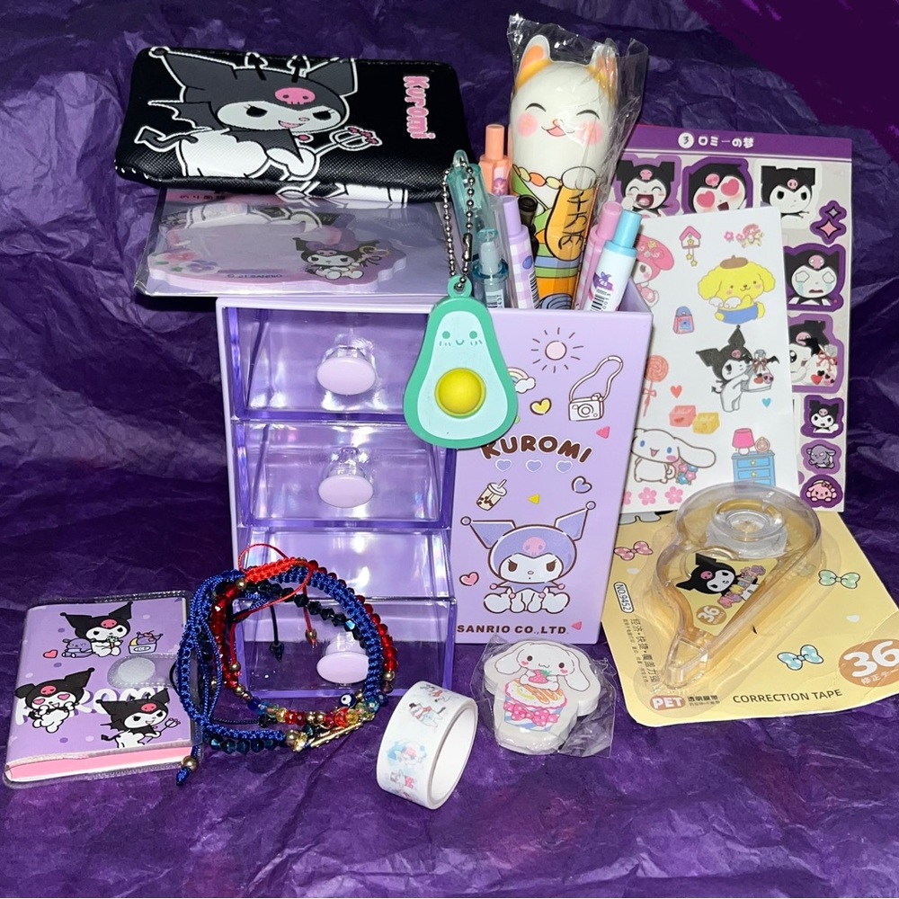 Sanrio Stationery Set - Kuromi